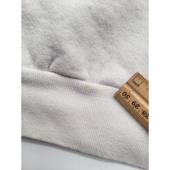 Vintage Sweatshirt "ONE CAN NEVER HAVE TOO MANY CATS" SZ LG Novelty USA - Picture 10 of 11